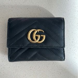 GG Marmont card case wallet